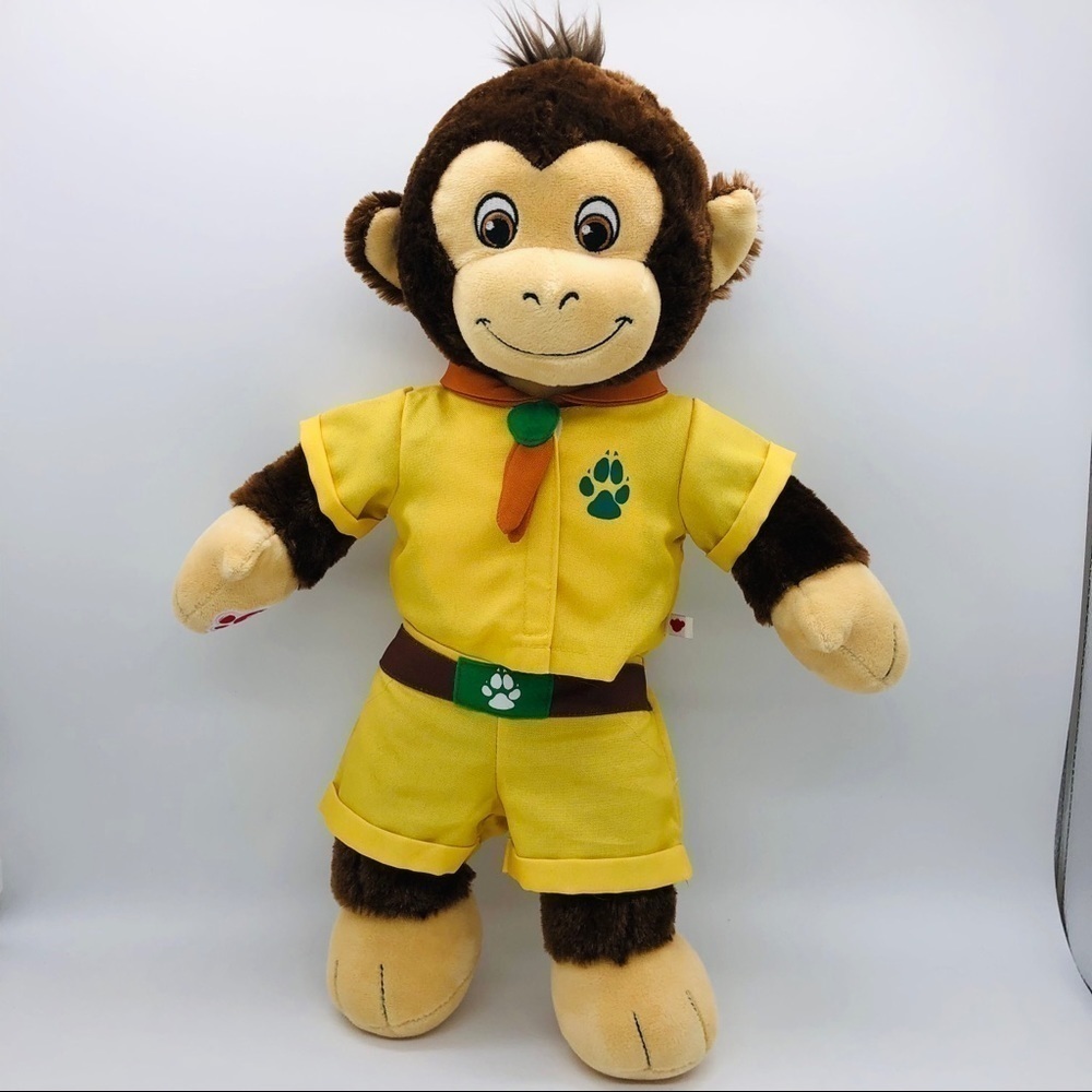 ADORABLE BUILD-A-BEAR BOY SCOUT MONKEY